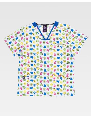 Casaca estampada V Workteam