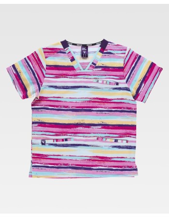 Casaca estampada V Workteam