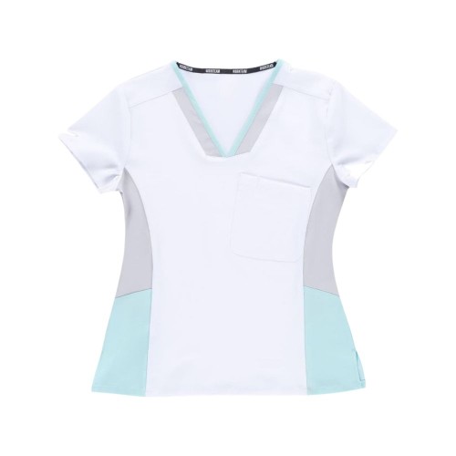 Casaca combinada workteam blanca