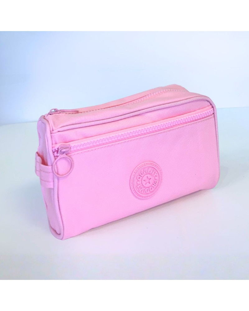 Cartuchera Pastel Doble Cierre