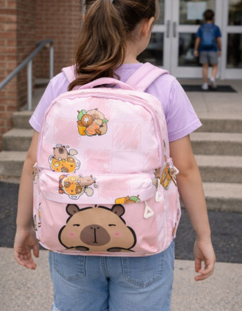 Mochila Escolar Capibara