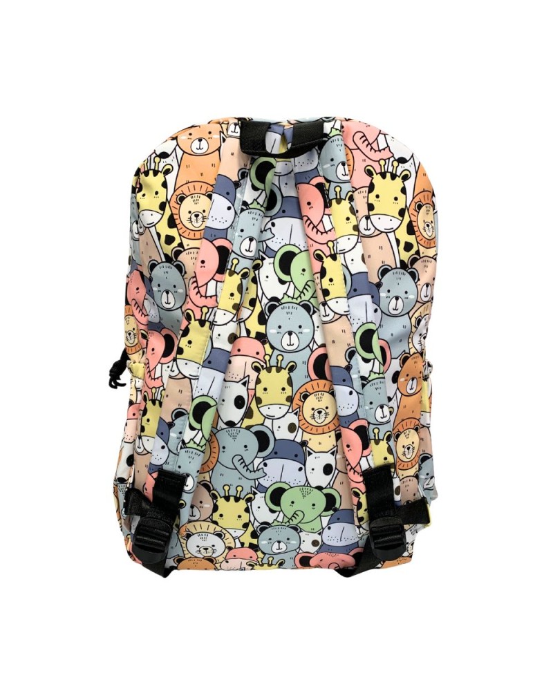 Mochila con estampa de animales