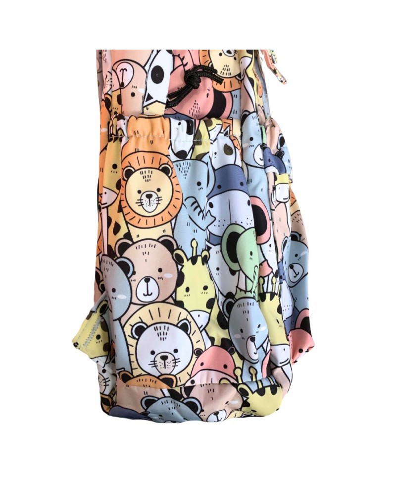 Mochila con estampa de animales