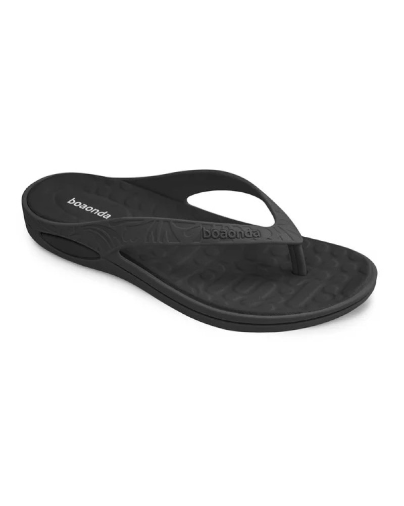 Chinela Lilly Dama Negro Boaonda