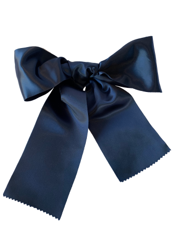 Moña escolar brillosa