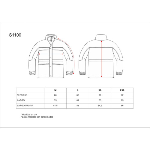 Parka Desmontable S1100 Wt Azul