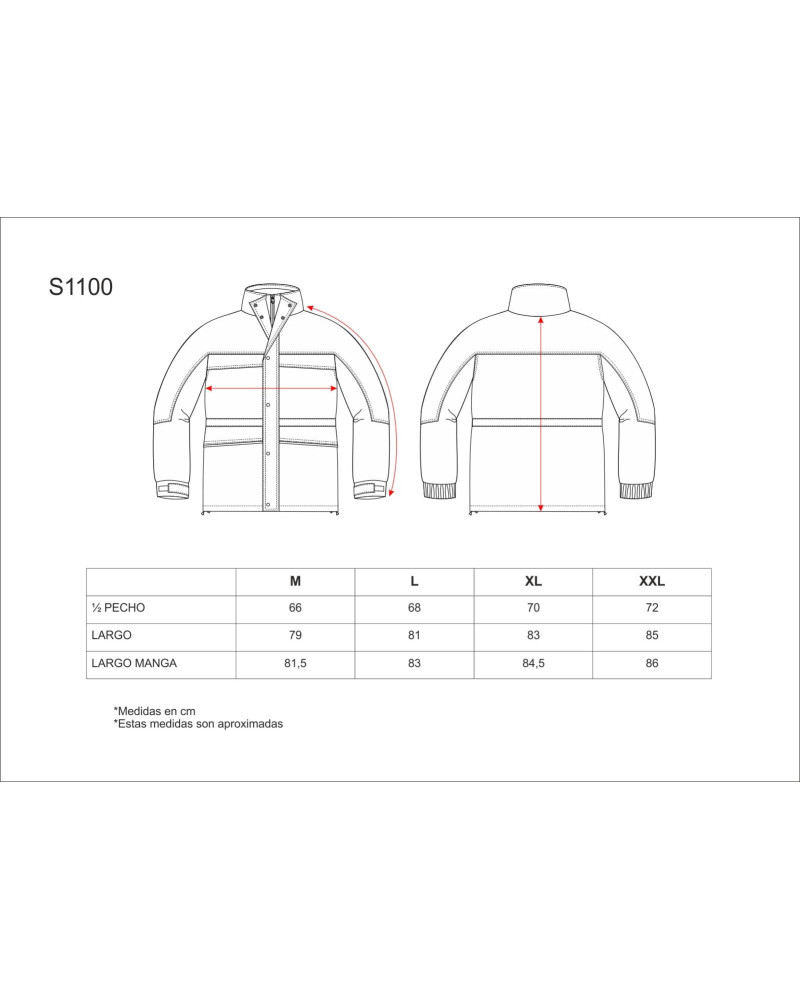 Parka Desmontable S1100 Wt