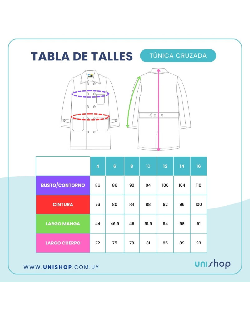 tunica cruzada