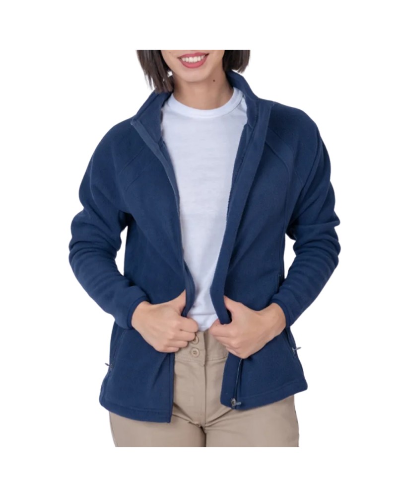 Campera polar dama SW azul