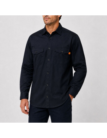CAMISA DE TRABAJO  FORTE AZUL MARINO M/L