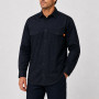 CAMISA DE TRABAJO  FORTE AZUL MARINO M/L