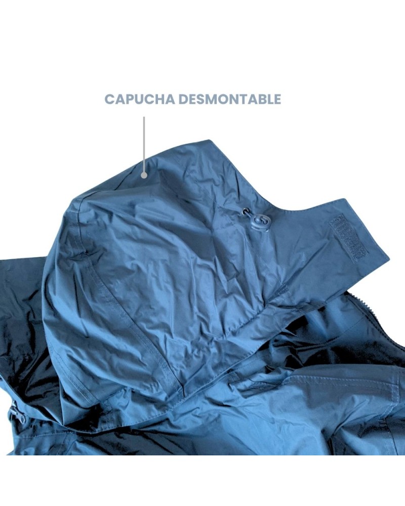 Parka Aosta Pvc Azul Parka Aosta Pvc Azul